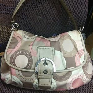 Coach Purse with scarf
